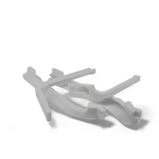 Seitenschutz für Mammotion Luba 2-3000X, 5000X und 10000X + GRATIS Geschenk - Schwarz und Weiß - Gegen Kratzer und Verklemmen - Kantenschutz - Seitenschweller (Weiß - New Gen)
