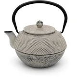 Bredemeijer graue gusseiserne Teekanne 1.1 Liter - Asia Gusskanne Jang mit Edelstahl-Teefilter-Sieb