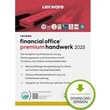 Lexware Financial Office Premium Handwerk 2025 ESD DE Win