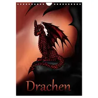 Calvendo Drachen (Wandkalender 2026 DIN A4 hoch), CALVENDO Monatskalender: