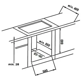 PKM BIC4GKU-IX-2 Einbauherd-Set (23380)