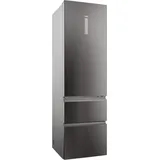 Haier HTW5620CNMP 3D 60 Serie 5 Kühl-Gefrierkombination (414 l, 2050 mm hoch, Dark Inox)