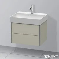 Duravit XSquare Waschtischunterschrank, 2 Auszüge, XS416106060,