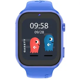 Garett Twin 2 4G BT 0 mm Kunststoffgehäuse Blau Silikonarmband Blau One Size