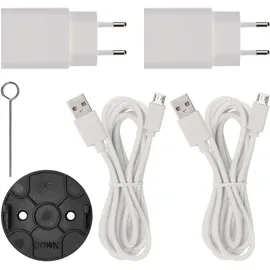 EMOS GoSmart Babyphone mit Monitor und 3000 mAh Akku, WiFi und App, drehbar, fokussierbar, 2-Wege-Audio, IR-Nachtsicht, Smart Sensore und Erkennungsfunktionen, inkl. Netzteil