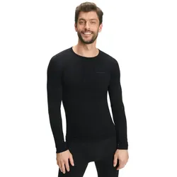 Falke Langarmshirt Wool Tech (Merinowolle) Unterwäsche schwarz Herren