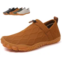 MEIION podomax PODOcomfort | Reha Barfußschuhe Barfußschuhe Herren - Breite Minimalistische Five Finger Zehenschuhe, Leichte Komfort Traillaufschuhe, Wanderschuhe & Fitnessschuhe - 42 EU