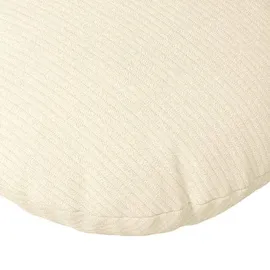 vidaXL Sitzkissen 2 pcs Creme Ø50 cm Cordstoff