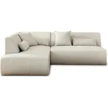 best mobilier Lisa Design Onyx Ecksofa links, aus stoff - Beige