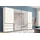 WIMEX Schwebetürenschrank Level 300 x 216 x 65 cm Weiß