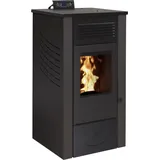 Pelletofen Sunny 15 schwarz | 15 kW | WIFI + Fernbedienung Option