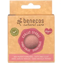 benecos Konjac Sponge red clay
