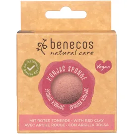 benecos Konjac Sponge red clay