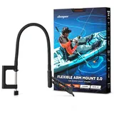 Deeper Halterung Flexibler Montagearm Schwarz One Size