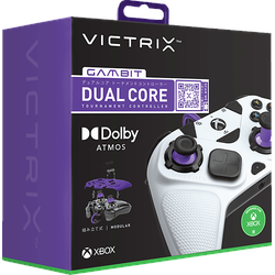 PDP LLC Victrix Gambit Tournament Controller Weiß für Xbox Series X, S, One, PC