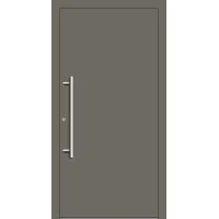 Haustür mit Fingerprint "GESA" 79 mm RC2 Quarzgrau RAL 7039 beidseitig innen öffnend DIN links