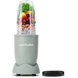 Nutribullet Pro 900 Smoothie Maker, Multifunktions-, Obst- & Gemüsemixer, kompaktes Design, einfache Bedienung, schnelle Reinigung, optimale Nährstoffextraktion, 900W, Mineral Olivgrün (NB904MAJD)