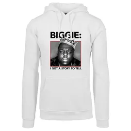 Mister Tee Biggie Crown Kapuzenpullover White XL