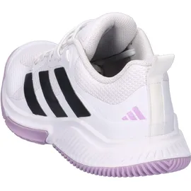 adidas Court Team Bounce 2.0 Damen Cloud White/Core Black/Powder Plum 38 2/3
