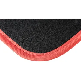 Walser Universal Fußmatten Matrix Komplett-Set schwarz rot