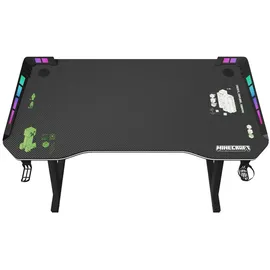 Minecraft Gamingtisch Halterung Schwarz