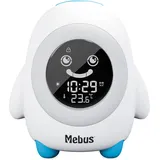 MEBUS 27340 Kinderwecker blau