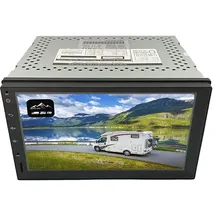 berggps 2-DIN Unterputz LKW/Wohnmobil Navigation- Carplay Android Auto - DAB Radio -WiFi - Wohnmobil Stellplätze/APPS - Europa
