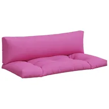 vidaXL Palettenkissen 2 St. 60 x 40 x 10 cm rosa