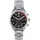 Breil Uhr Herren Mate Ziffernblatt BI-Farbe SCHWARZ/ROT Bewegung Multifunktion Quartz e Bracelet Stahl Silber EW0592