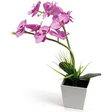 IMIKEYA 9 Grüner Pflanzentopf Orchideen- Led- Licht Töpfe Für Pflanzen Grüne Pflanzen Pflanzentopfe Kunstpflanze Geführte Blumen Orchidee Licht Blumenlichter Künstlich Violett Blumentopf