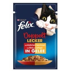 Felix Doppelt Lecker Rind & Geflügel 104x85 g