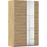 Rauch Drehtürenschrank Kronach 131 x 210 x 59 cm Braun