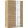 Rauch Drehtürenschrank Kronach 131 x 210 x 59 cm Braun