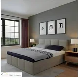 Halmon Schlafkomfort Betten Dalas 160 x 200 cm H3 Grau