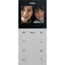 Gira Wohnungsstation Video AP Plus 1239015 System 55 grau matt