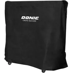 Donic Abdeckhülle für Tischtennisplatten (klappbar) aus Polyester + PVC, schwarz,,