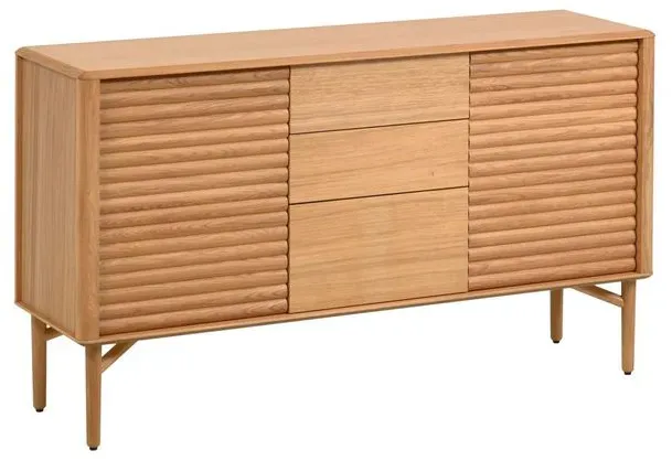 Kave Home Sideboard Lenon Holz Braun Eiche