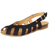 El Naturalista Damen Stella Sandale mit Absatz, Schwarz, 36