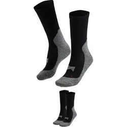 Wandersocken XTREME SOCKSWEAR, Damen, Gr. 45 (47), bunt (schwarz multi), Materialmix, normal, Socken, Gepolsterte Unisex Wander-/ Sport- und Funktionssocken