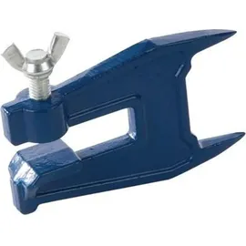 Silverline Schraubstock Holz/Metall 16 mm blau
