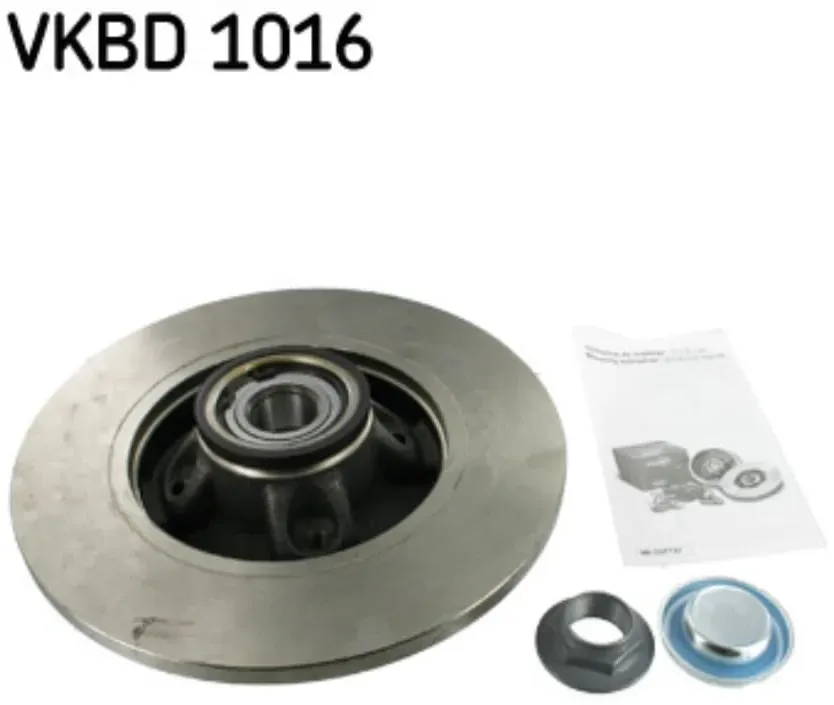 Bremsscheibe SKF VKBD 1016 für Citroën Peugeot DS C4 II 5008 308 I Ds4 Partner
