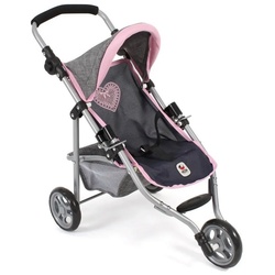 CHIC2000 Puppenwagen 612 26 Jogging Buggy „LOLA“, Melange grau-navy