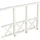 SKANHOLZ Andreaskreuz Seitenwand 305 x 210 cm weiß