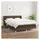 vidaXL Boxspringbett 140 x 200 cm Dunkelbraun