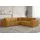 Fun Möbel Ecksofa Designersofa CELES PREMIUM in Stoff Scala Senfgelb Seite Universal - Gelb