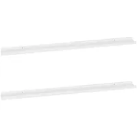 vidaXL Wandregal 115 x 9 x 3 cm Hochglanz-Weiß