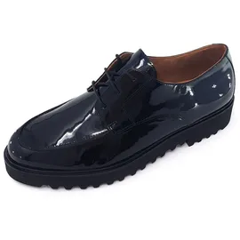 Paul Green Schnürschuhe 2688-007, Lack/Brush, schwarz, 37 EU / 4 UK