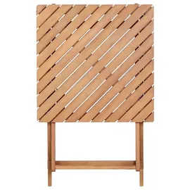 Beliani Balkon Set 3-tlg. Dunkelbraun