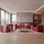 MCW 3-2-1 Couchgarnitur Lille ~ Leder, rot