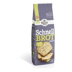 Bauckhof Schnellbrot mit Saaten glutenfrei bio